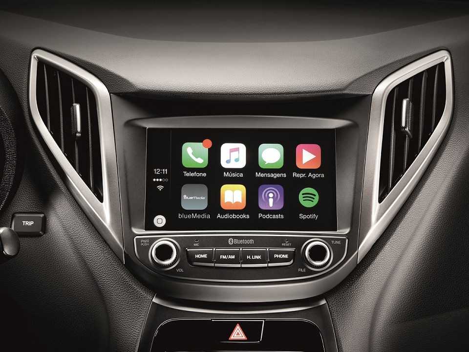 blueMedia do HB20 com o Apple CarPlay